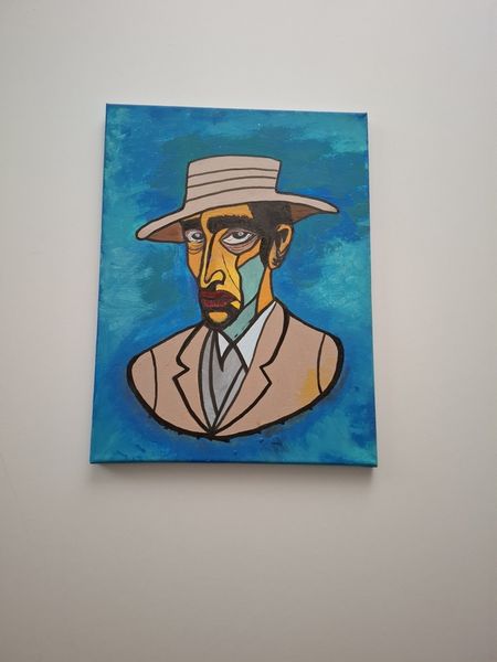 Obraz akrylowy – abstrakcyjny portret