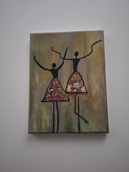 Obraz akrylowy – abstrakcyjna sylwetka