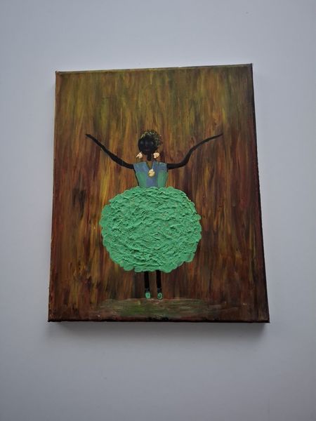 Obraz akrylowy – abstrakcyjna sylwetka