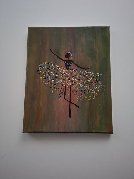 Obraz akrylowy – abstrakcyjna sylwetka