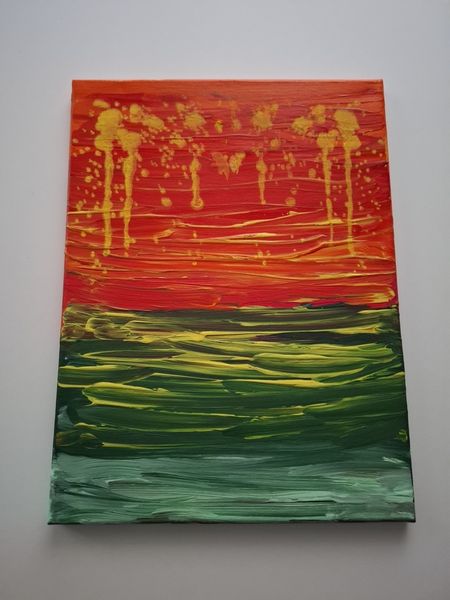 Obraz akrylowy – abstrakcja kolorystyczna