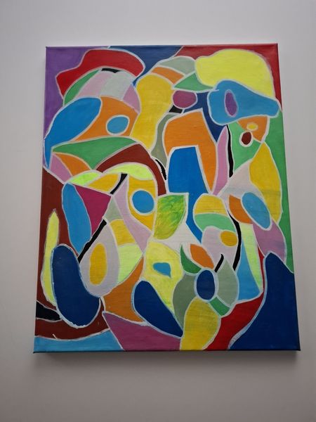 Obraz akrylowy – abstrakcja kolorystyczna